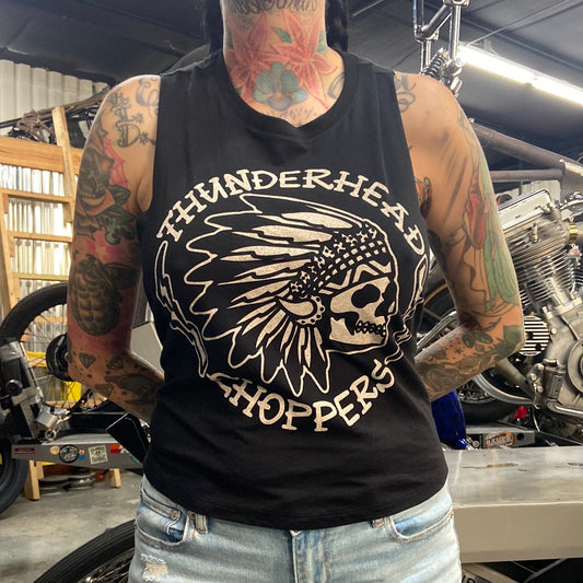 Ladies crop top Thunderhead tank